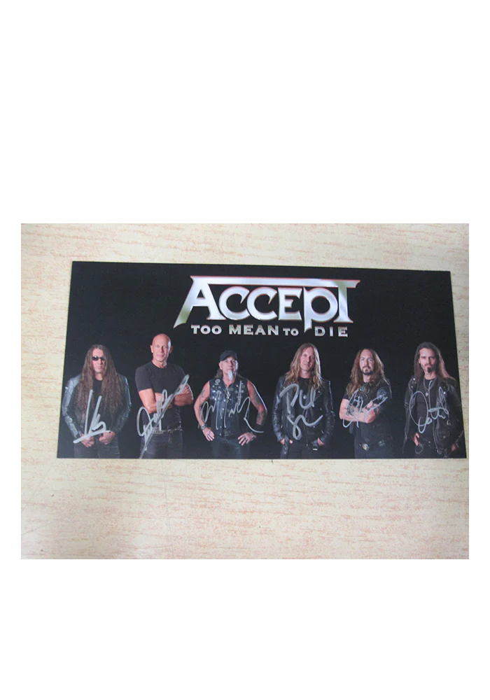 Too Mean To Die CD With Autographed Postcard - Image 3