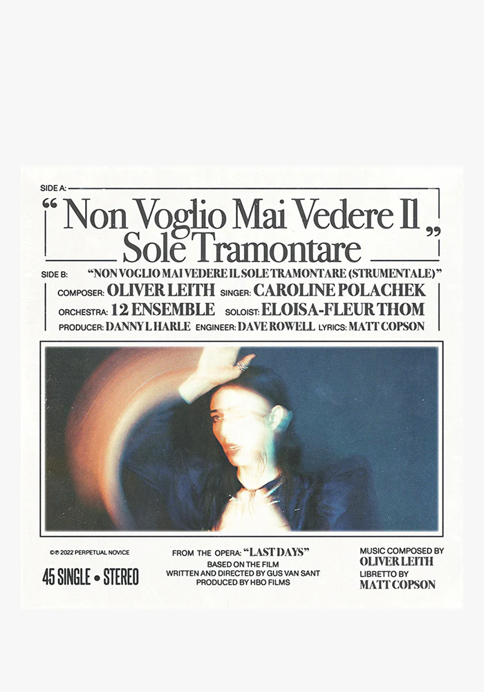 Last Days: Non Voglio Mai Vedere II Sole Tramontare 7"