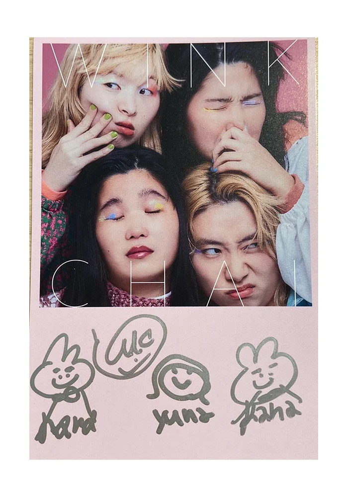 WINK LP With Autographed Postcard - Image 2
