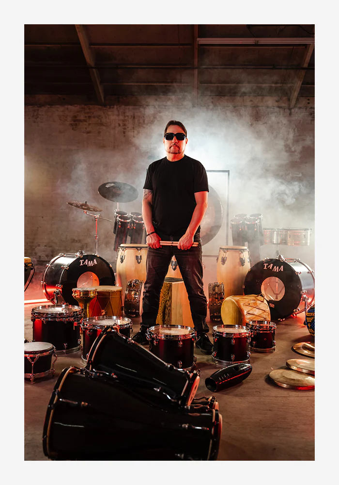 Rites Of Percussion LP (Blood) With Autographed Postcard - Image 2
