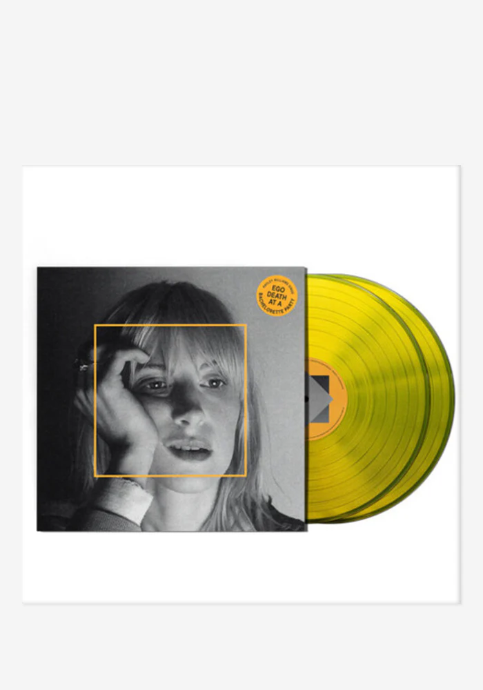 Ego Death At A Bachelorette Party 2LP (Highlighter Yellow) Opened and Signed - Image 2