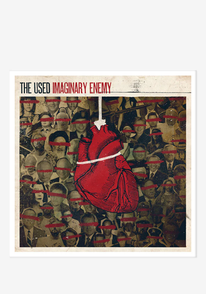 Imaginary Enemy LP (Orange Black & White Swirl)