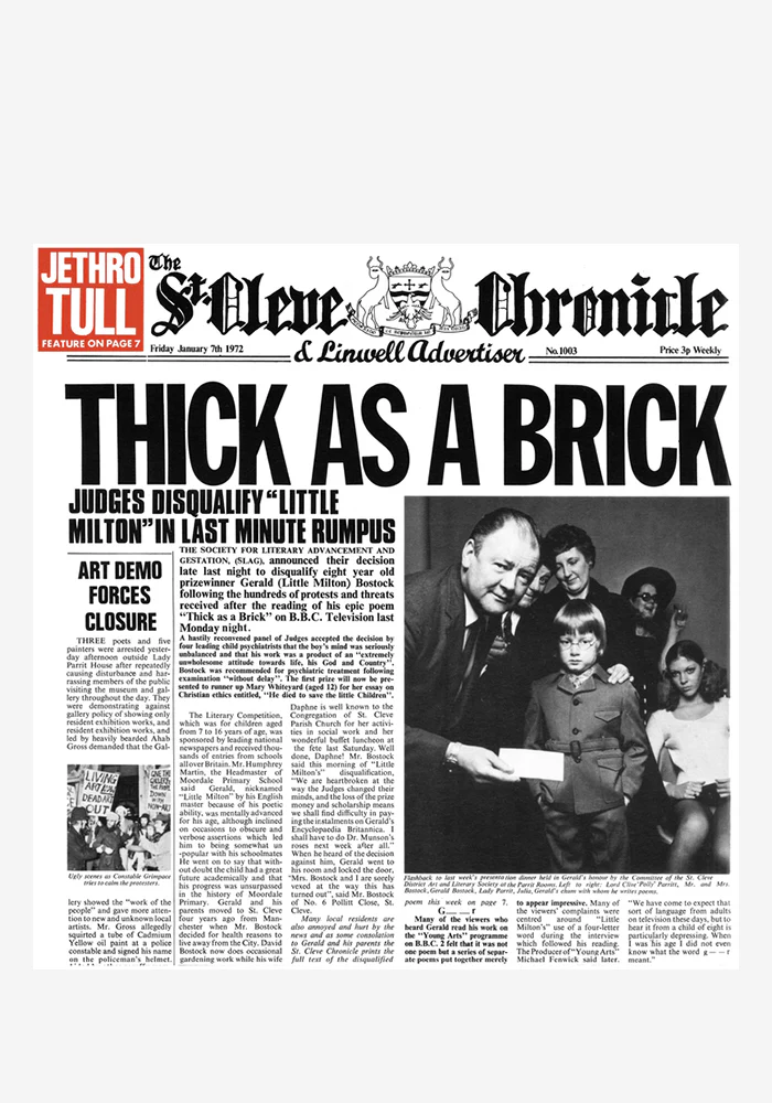 Thick As A Brick 50th Anniversasry LP