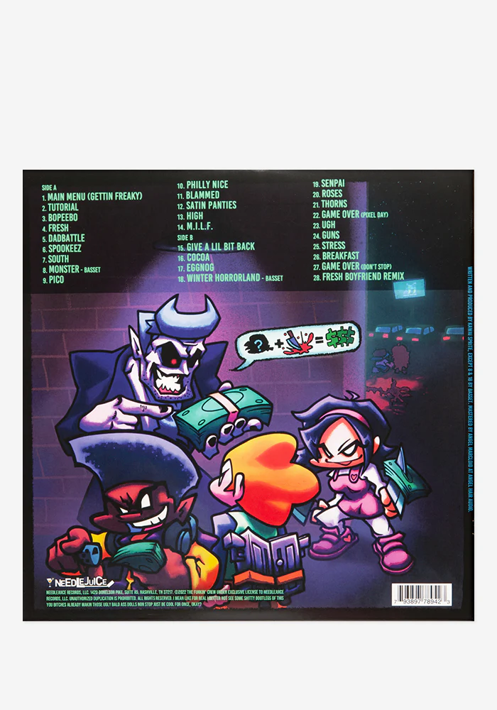 Soundtrack - Friday Night Funkin' Vol. 1 Exclusive LP (Blue Balls) - Image 3