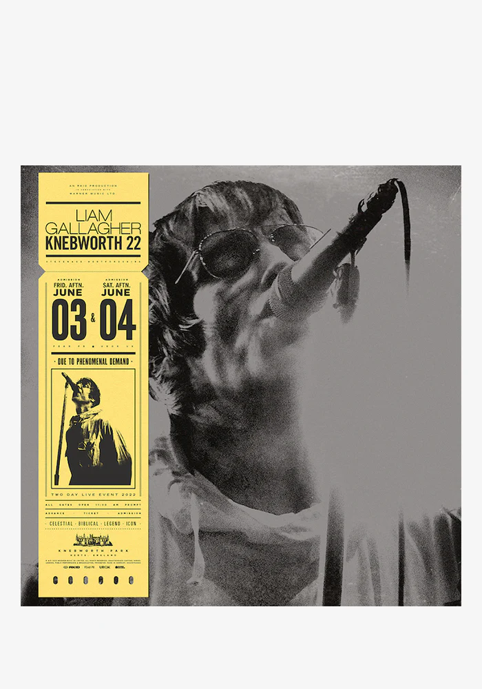 Liam Gallagher Live At Knebworth '22 2LP (Sun Yellow)